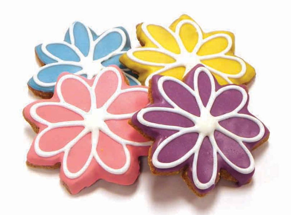 Pawsitively Gourmet Seasonal Flower Dog Cookie Peanut Butter 20ct - Image 2