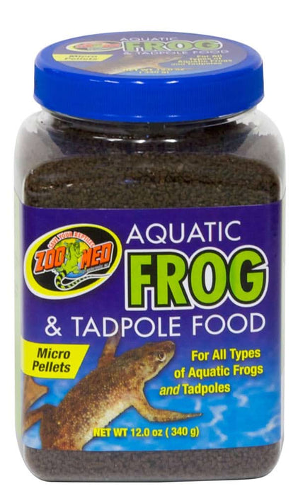 Zoo Med Aquatic Frog & Tadpole Dry Food 12 oz