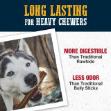 Cadet Bully Hide Sticks All-Natural Dog Chews Small Bully Stick Small (5 Count)