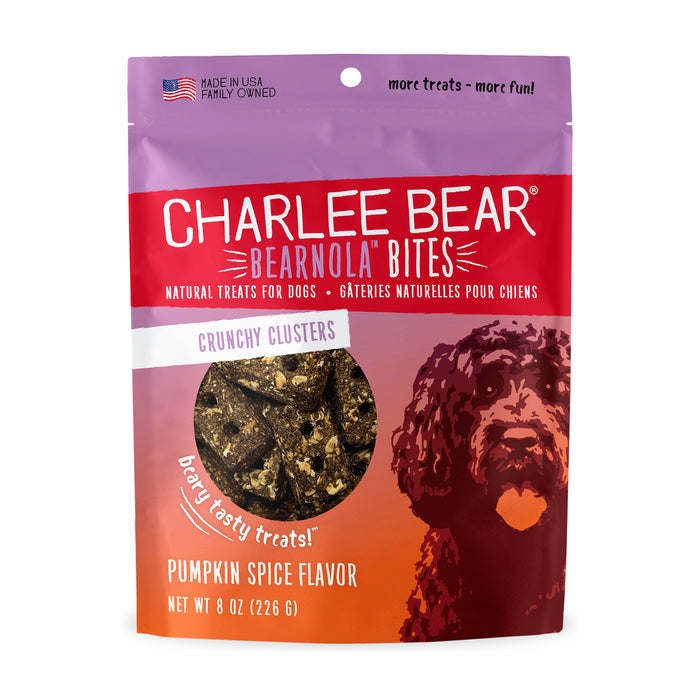 Charlee Bear Bearnola Dog Treats Pumpkin Spice 8oz - Image 2