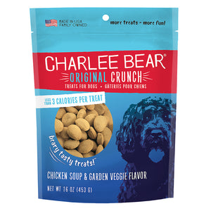 Charlee Bear Original Crunch Dog Treats Chicken Soup 16oz - Image 2