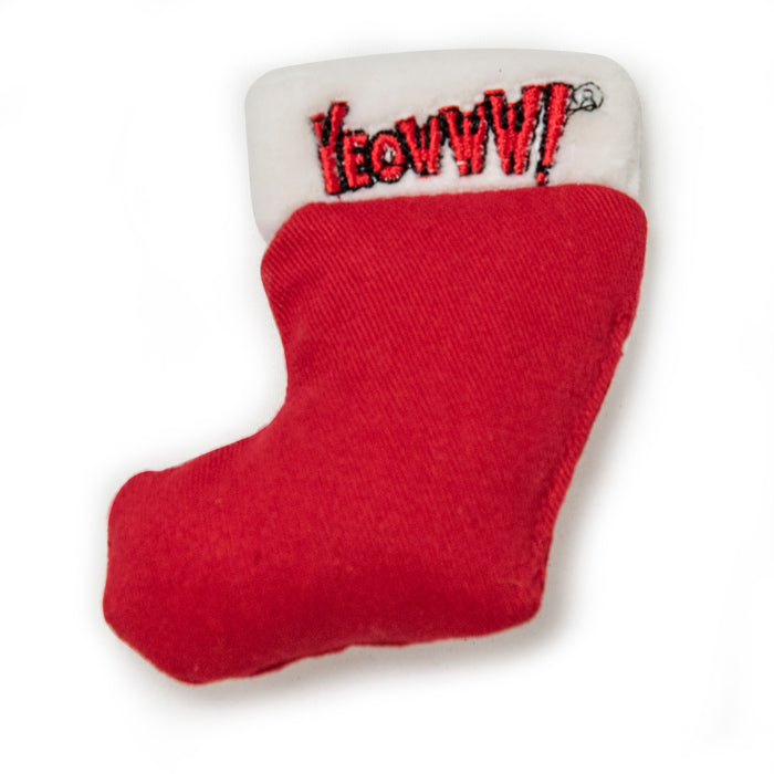 Yeowww! Holiday Catnip Stocking Cat Toy One Size