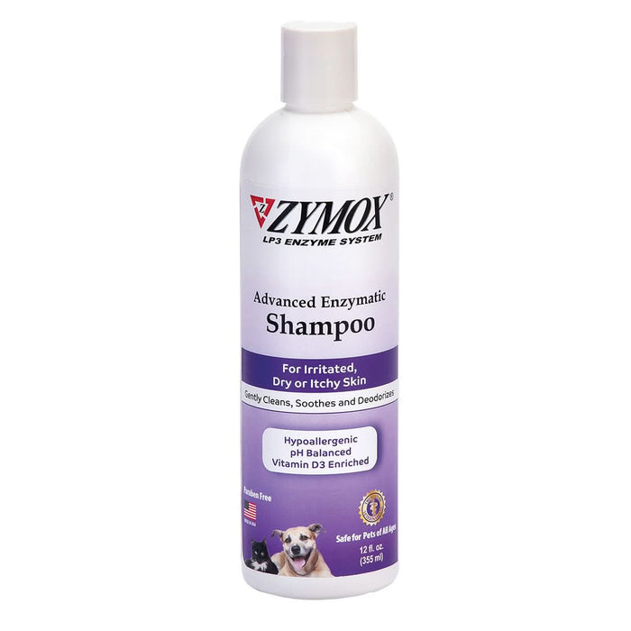 Zymox Advanced Enzymatic Shampoo for Dry or Itchy Skin 12oz