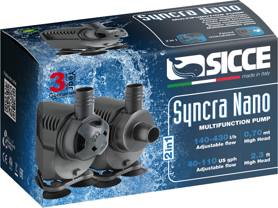 Sicce SYNCRA SILEN NANO Pump - 110 GPH - Image 2
