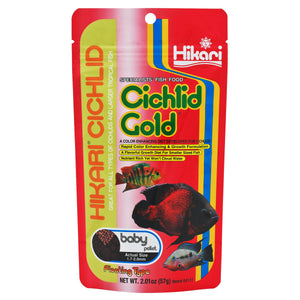 Hikari USA Cichlid Gold Baby Pellets Fish Food 2 oz Baby - Image 2