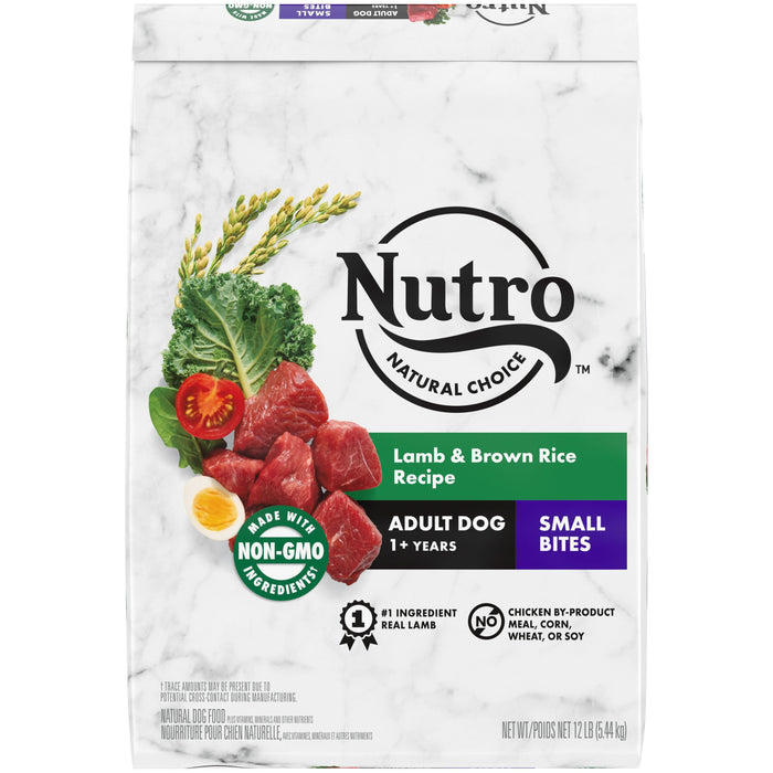 Nutro Products Natural Choice Small Bites Adult Dry Dog Food Lamb & Brown Rice 12lb