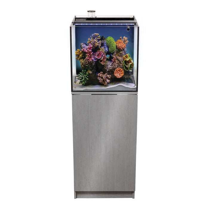 Aquatop Recife ECO Aquarium Kit with Stand Grey, Clear 24 gal