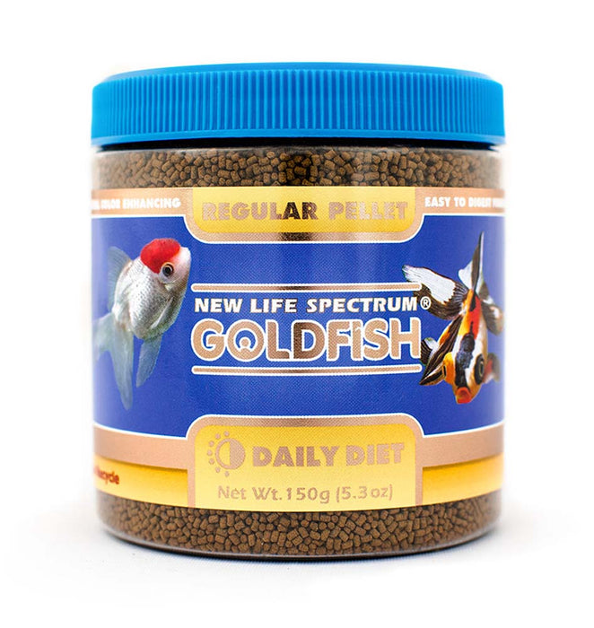 New Life Spectrum Goldfish Pellets Fish Food 5.3oz Regular