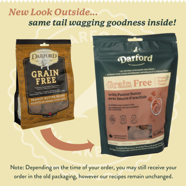 Darford Grain Free Dog Biscuits Peanut Butter Recipe 12 oz