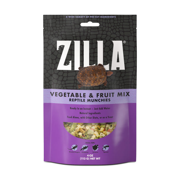 Zilla Reptile Munchies Vegetable and Fruit Mix 4 oz.