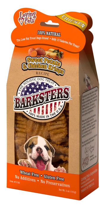 Loving Pets Barksters Natural Dog Treats Sweet Potato & Chicken 5oz