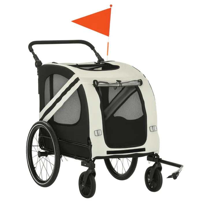 Furr Baby Gifts 2-In-1 Pet Bike Trailer Stroller