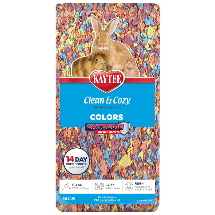 Kaytee Clean & Cozy Colors Bedding Kaleidoscope 24.6 Liters