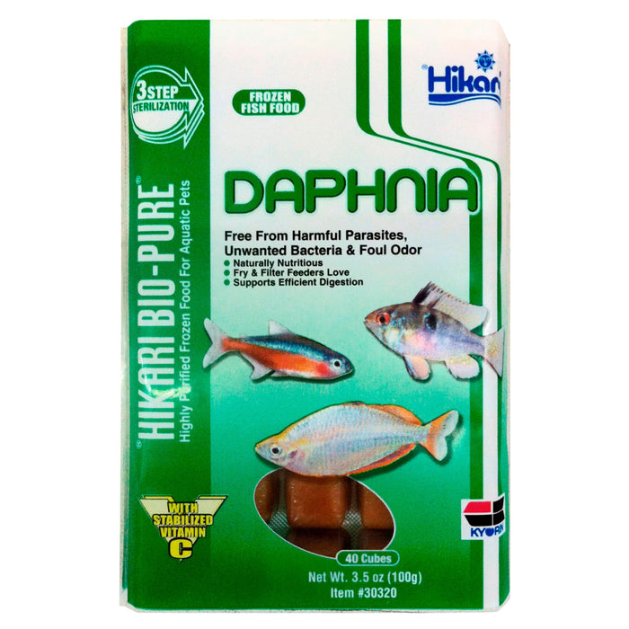 Hikari USA Daphnia Frozen Fish Food 3.5 oz 40 Count - Image 2