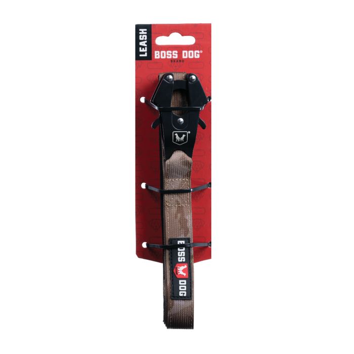Boss Dog Tactical Dog Leash Tan Camo 4ft