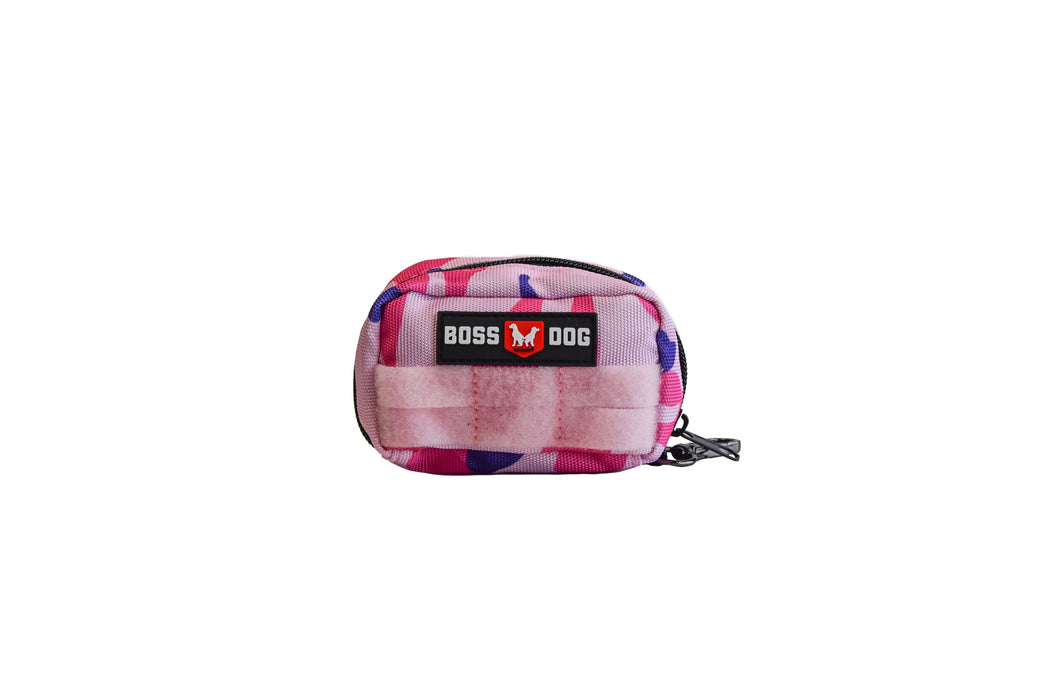 Boss Dog Tactical Molle Harness Bag Pink Camo SM