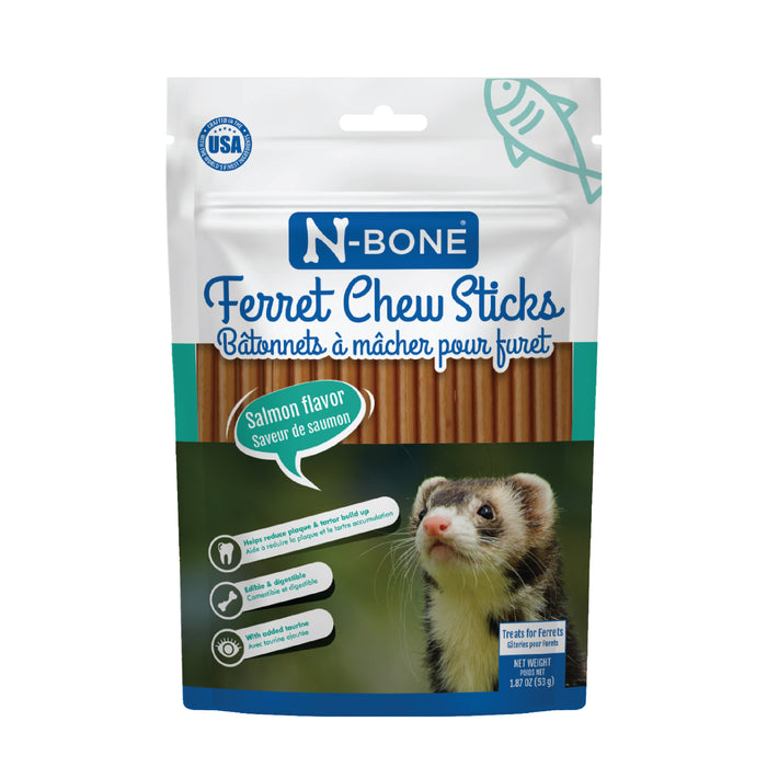 N-Bone Ferret Chew Sticks Salmon 1.87oz