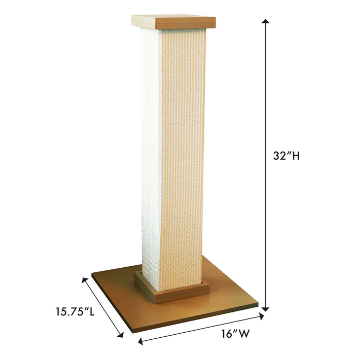 SmartCat The Ultimate Scratching Post Natural 32in