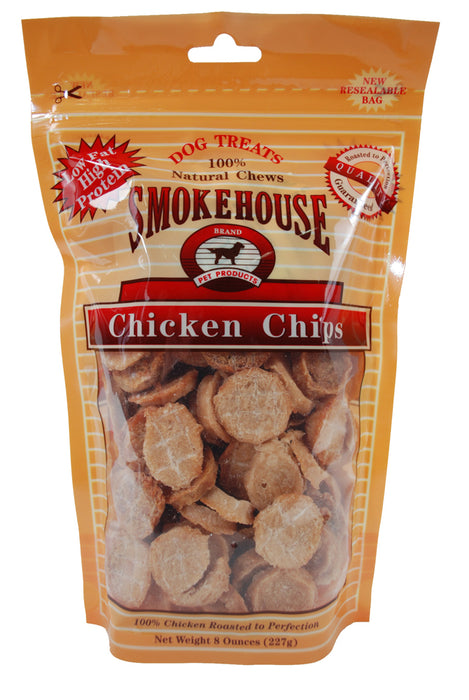 Smokehouse Chicken Chips Dog Treat SM 8oz