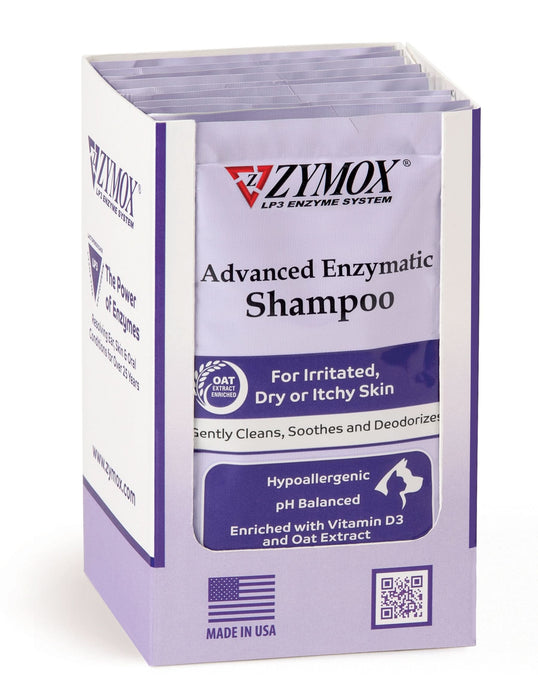 Zymox Advanced Enzymatic Shampoo Foil Pack POP .75oz 10ct