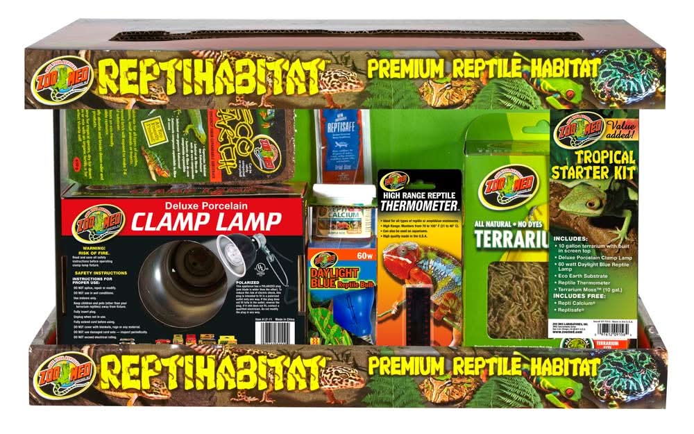 Zoo Med ReptiHabitat Tropical Starter Kit