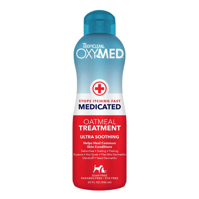 TropiClean OxyMed Medicated Anti Itch Treatment Pet Rinse 20 oz - Image 2