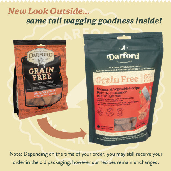 Darford Grain Free Dog Biscuits Salmon Recipe Regular 12 oz