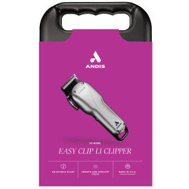 Andis At-Home Easy Clip LI Cordless Clipper Kit Silver 9pc
