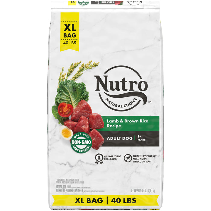 Nutro Products Natural Choice Adult Dry Dog Food Lamb & Brown Rice 40lb
