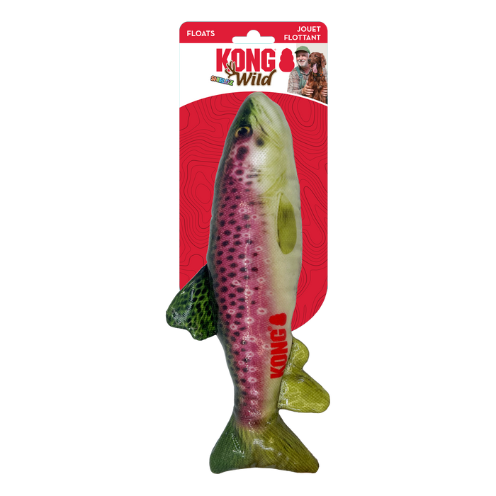 KONG Wild Shieldz Dog Training Fish Dummy Trout MD - Image 2