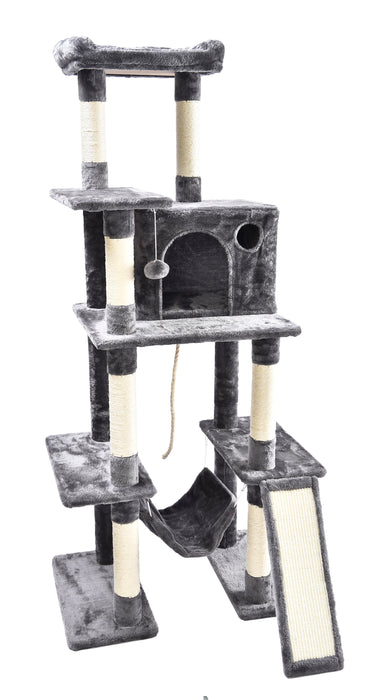 Max & Marlow Multi-Level Cat Tree 61 in - Image 2