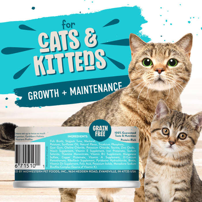 Earthborn Holistic Grain Free Monterey Medley Wet Cat Food 3oz 24pk