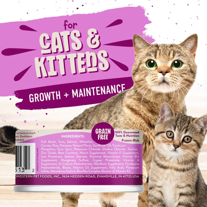 Earthborn Holistic Grain Free Harbor Harvest Wet Cat Food 3oz 24pk