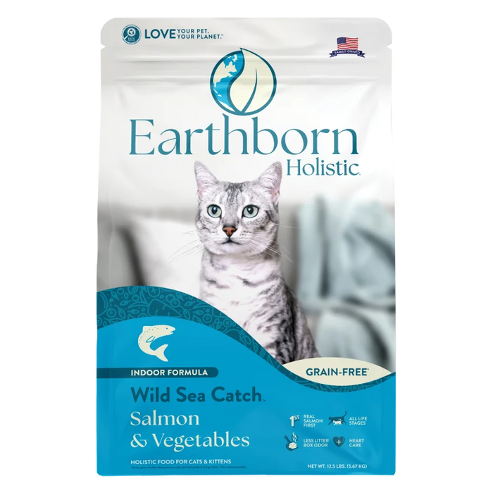 Earthborn Holistic Wild Sea Catch Grain Free Dry Cat Food 14lb