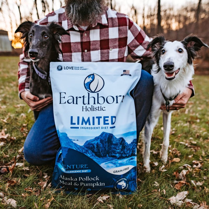 Earthborn Holistic Venture Limited Ingredient Diet Grain-Free Dry Dog Food Alaska Pollock Meal & Pumpkin 4lb