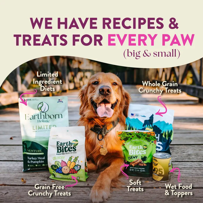 Earthborn Holistic Meadow Feast Grain-Free Dry Dog Food Lamb Meal & Vegetables 12.5lb