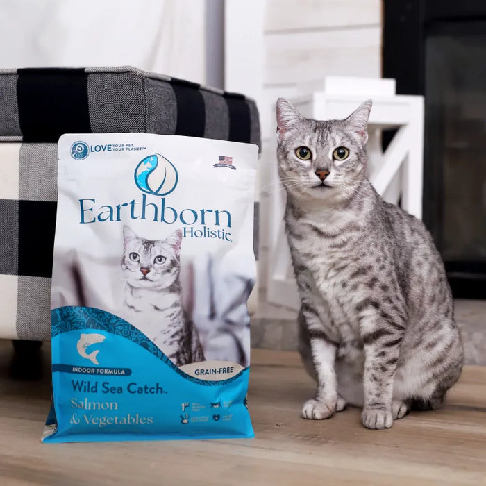 Earthborn Holistic Wild Sea Catch Grain Free Dry Cat Food 14lb