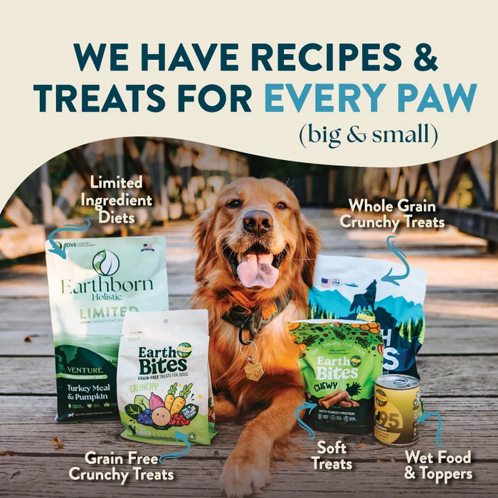 Earthborn Holistic Venture Limited Ingredient Diet Grain-Free Dry Dog Food Alaska Pollock Meal & Pumpkin 4lb