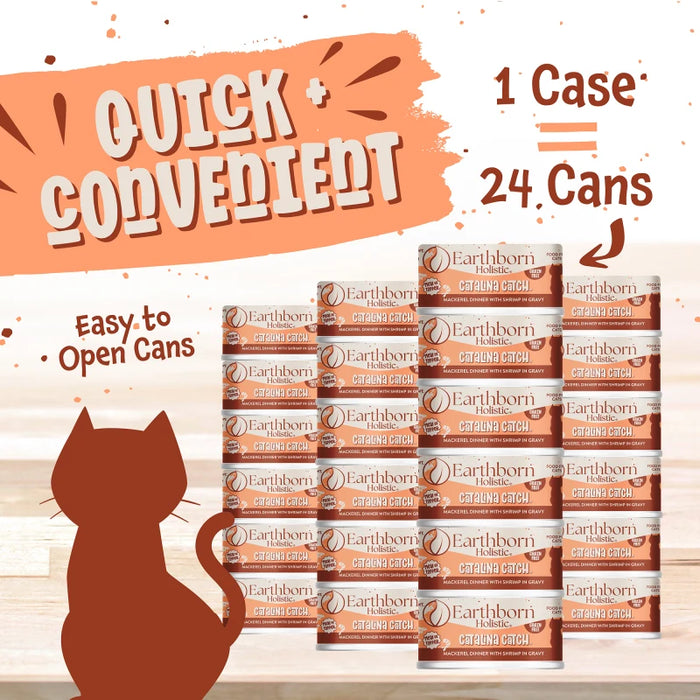 Earthborn Holistic Grain Free Catalina Catch Wet Cat Food 3oz 24pk