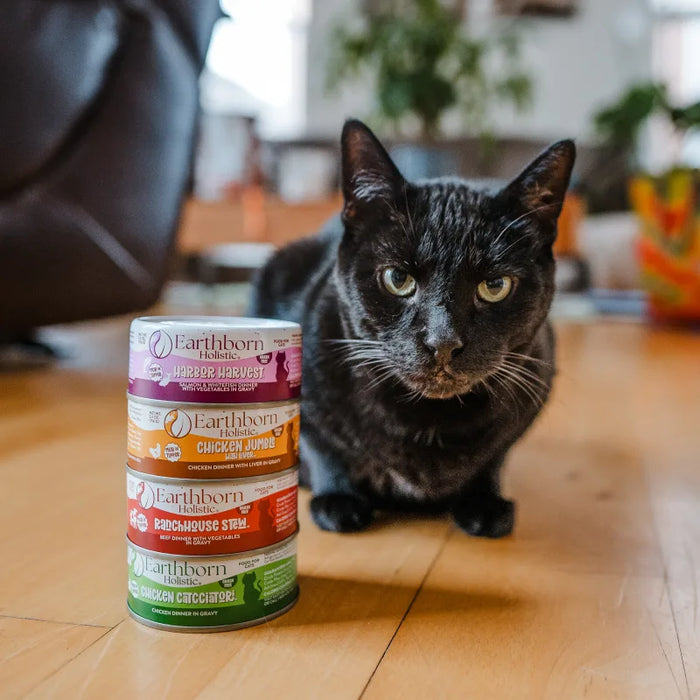 Earthborn Holistic Grain Free Harbor Harvest Wet Cat Food 5.5oz 24pk