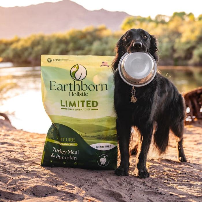 Earthborn Holistic Venture Limited Ingredient Diet Grain-Free Dry Dog Food Turkey Meal & Pumpkin 4lb