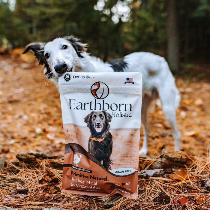 Earthborn Holistic Primitive Natural Grain-Free Dry Dog Food Turkey Meal & Vegetables 25lb