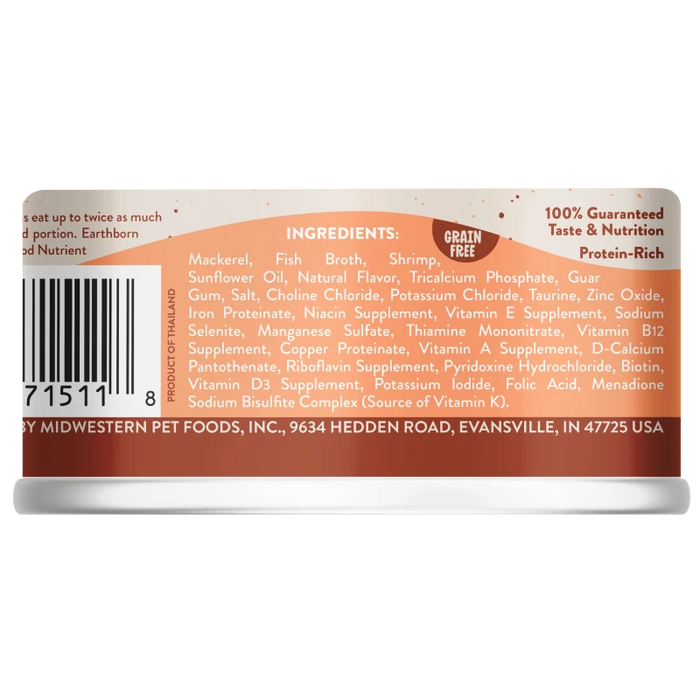 Earthborn Holistic Grain Free Catalina Catch Wet Cat Food 3oz 24pk