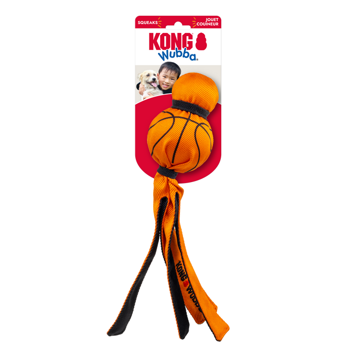 KONG Wubba Sport Dog Toy Basketball LG - Image 2