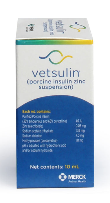 Rx Vetsulin, 40 units/ml Injectable, 10 ml Bottle