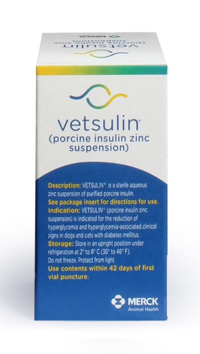 Rx Vetsulin, 40 units/ml Injectable, 10 ml Bottle
