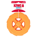 KONG Squeakz Wheel Dog Toy Orange LG - Image 2