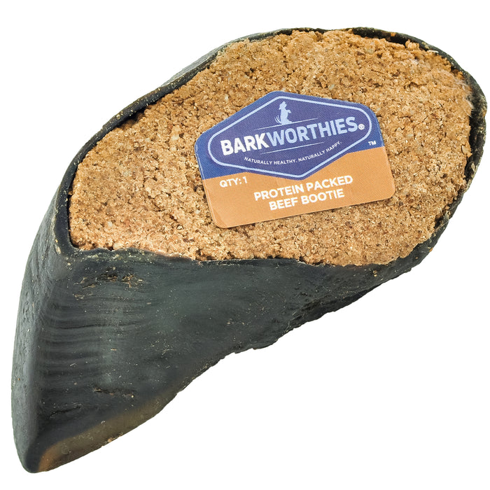 Barkworthies Protein Packed Beef Bootie Dog Treat Peanut Butter One Size - Image 2