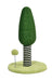 Max & Marlow Apple Novelty Cat Scratcher Tree & Toy - Image 2