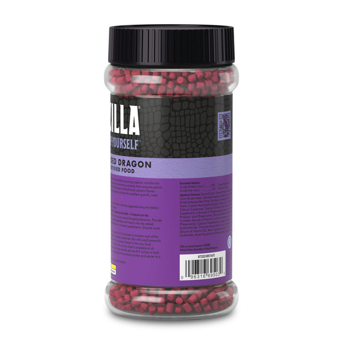 Zilla Bearded Dragon Extruded Food Pellets 6.5 Ounces